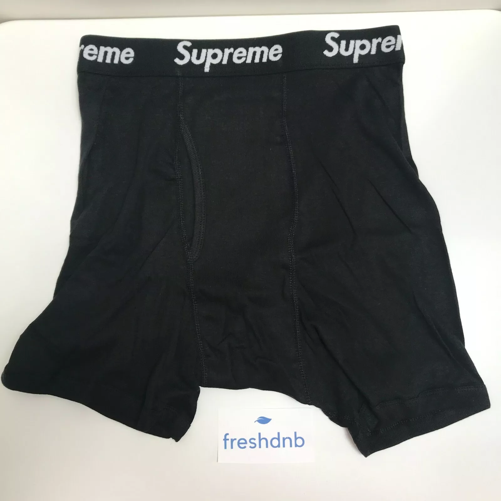 Slips boxer Supreme Hanes   Noir   Moyen   1 paire   VENDEUR DE CONFIANCE