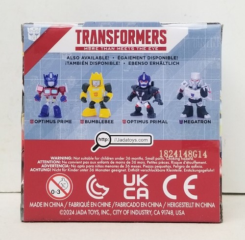 (2024) Jada Toys 3" Die-Cast Transformers "Optimus Prime" Metalfigs Figurine NIB - Picture 9 of 12