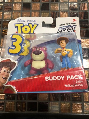 DISNEY PIXAR TOY STORY BUDDY PACK LOTSO WALKING WOODY