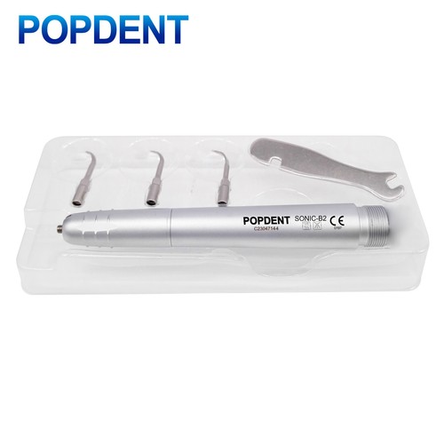 POPDENT Dental Ultraschall Piezo Scaler Handstück Hygieniker 2/4 Löcher mit 3 Spitzen - Bild 16 von 22