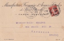 C13412- FRANKREICH, WERBEKARTE MANUFAKTUR, VO...