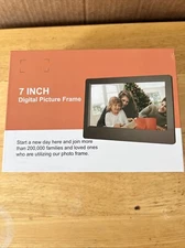 7” Digital Picture Frame Pipivision With Remote 