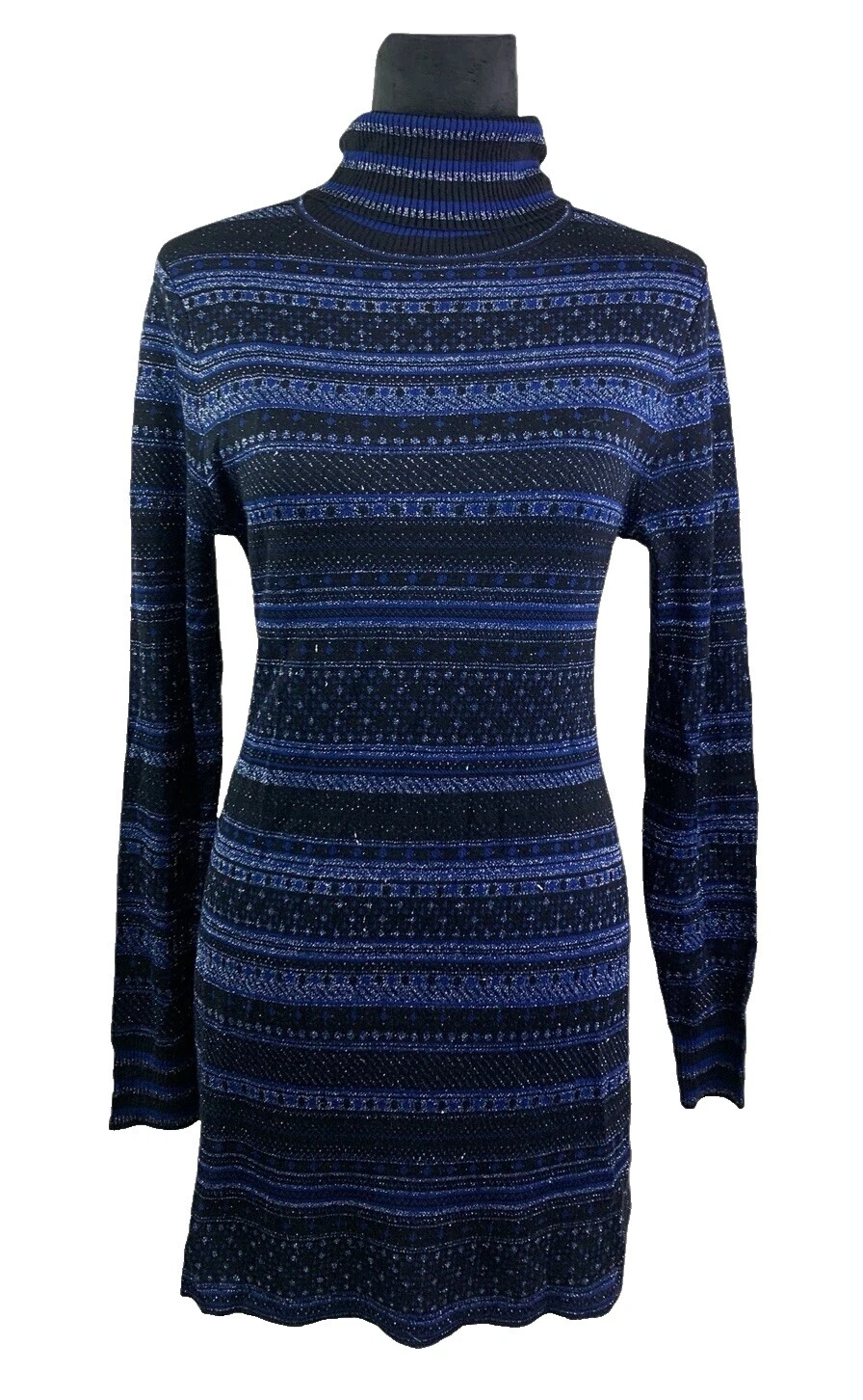 White House Black Market Mujer vestidos de suéter de rayas