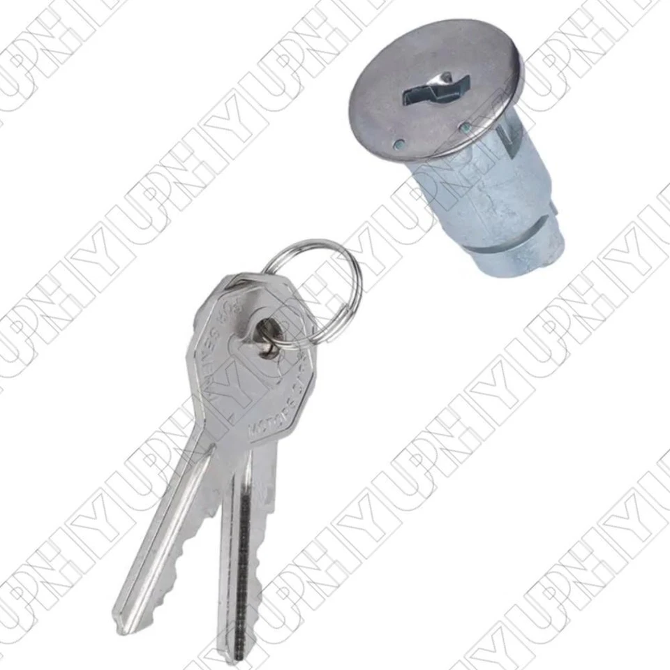 Cilindro de bloqueo de interruptor de encendido apto para Chevrolet Buick Cadillac Pontiac con llave Foto 2 de 4