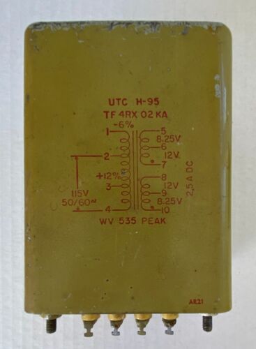 UTC H-95 Silicon Rectifier Transformer - Picture 1 of 5