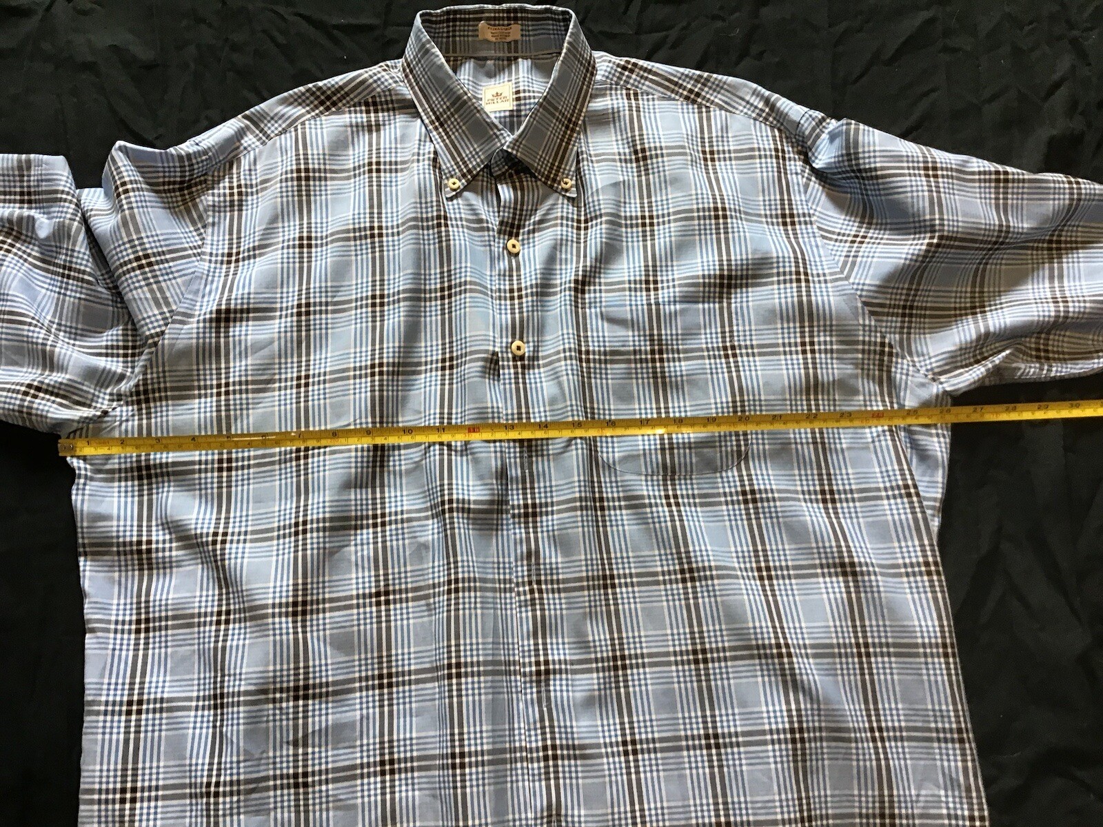 Peter Millar Houndstooth Windowpane Plaid  Button… - image 3