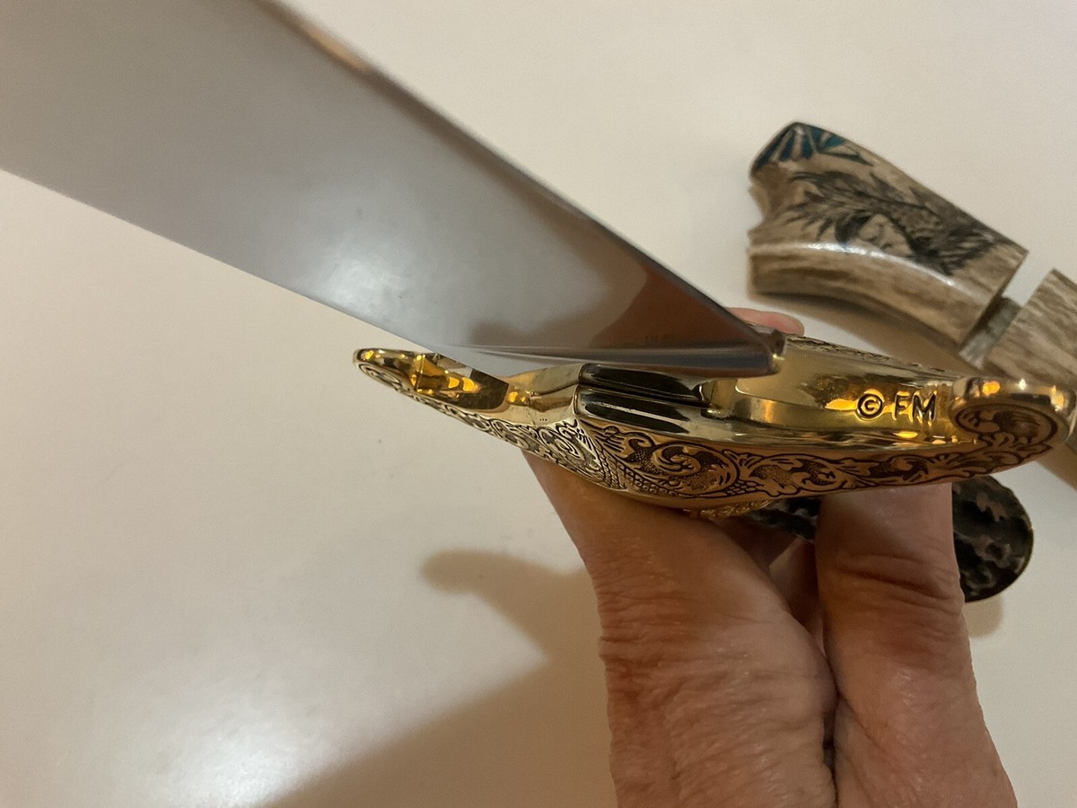 Franklin Mint The American Eagle Bowie Knife Ronald Van Ruyckevelt