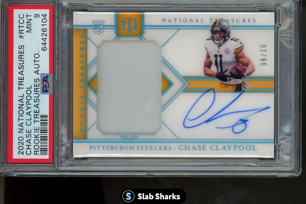 Chase Claypool Panini National Treasures Rookie Treasures Autographs #RTCC Base