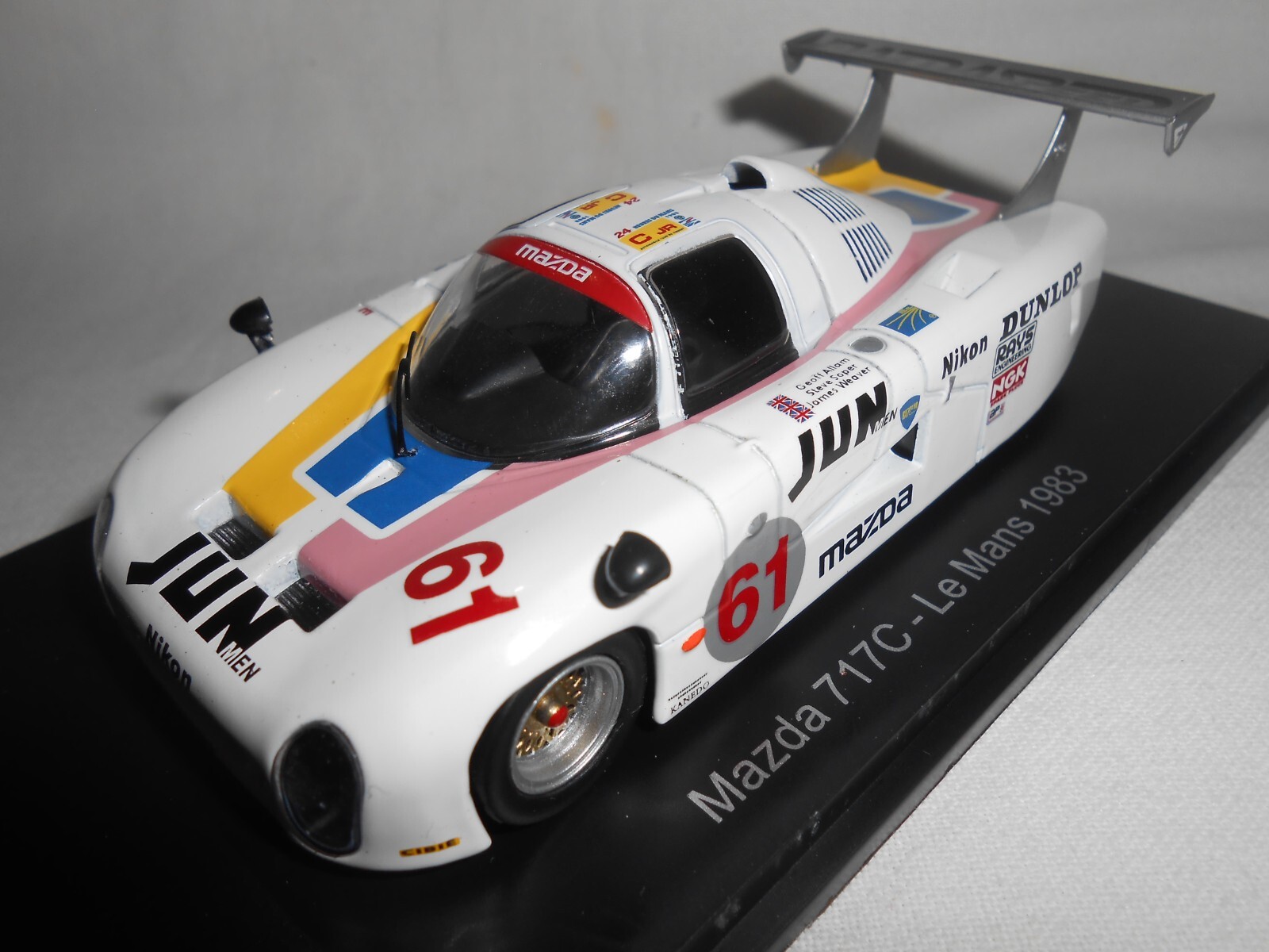 Mazda 717C N61 Le Mans 1983 miniature 1/43 de prestige en résine