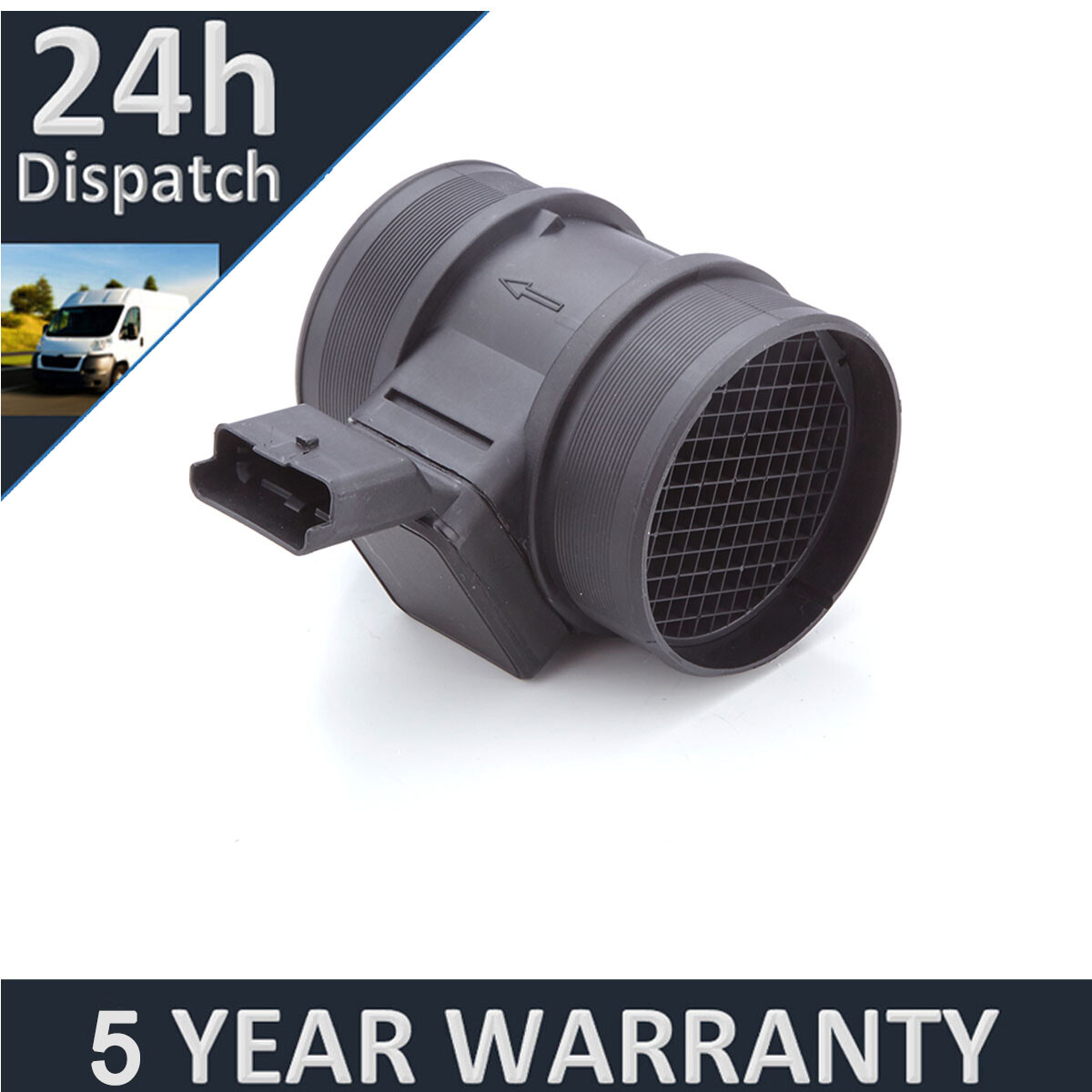 Air mass flow meter for Peugeot 206 Hatchback (2A/C) (1998-08-01 - ...) 2.0 HDI 90, 90 hp Price