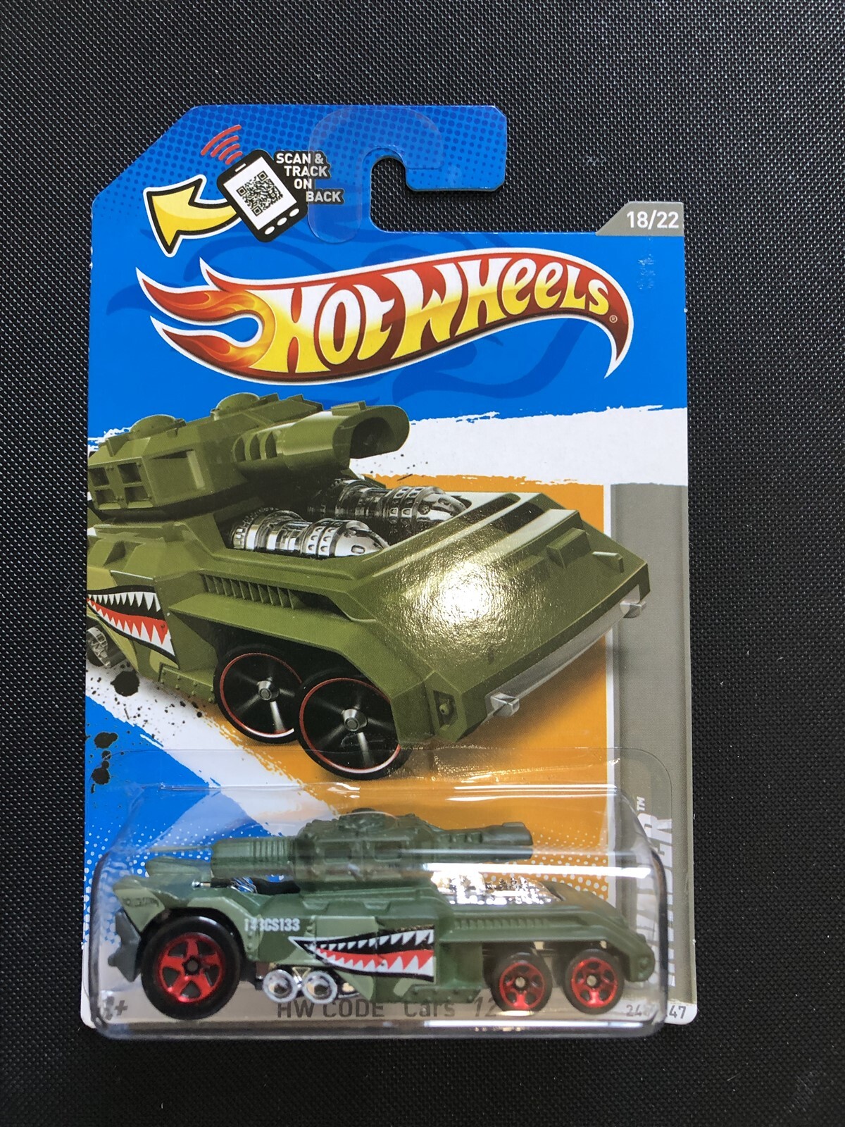 2012 Hot Wheels HW Code Cars Invader 243/247 (B9)