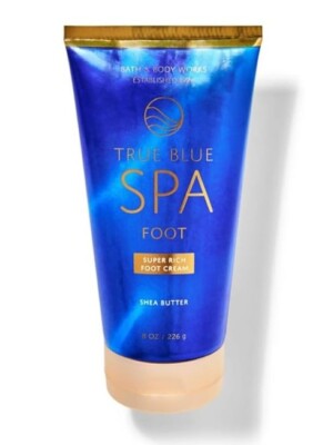 NEW! oz TRUE BLUE SPA SUPER RICH FOOT CREAM Bath Body Works