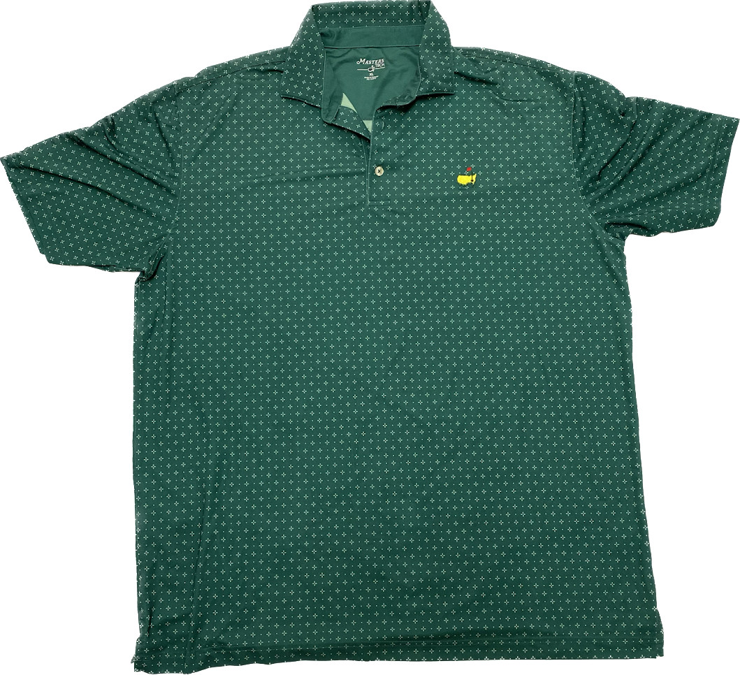 Masters Tech Performance Green Four Leaf Floral P… - image 1