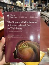 Great Courses #9203 Science of Mindfulness: Path to Well-Being 4 DVDs Guidebook
