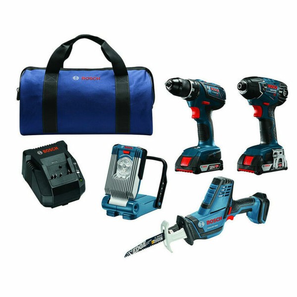 Bosch CLPK496A181 18V 4Tool Combo Kit for sale online eBay