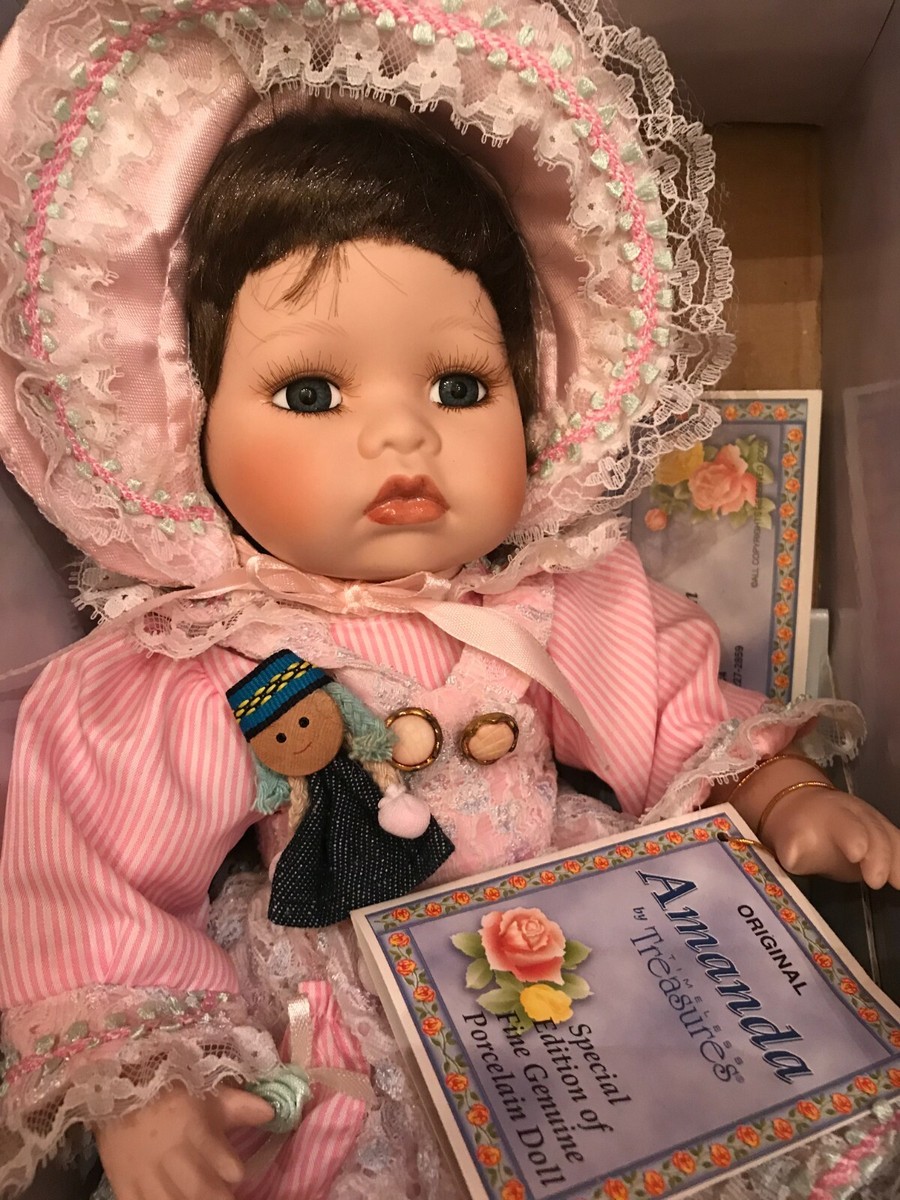 その他 porcelain doll Vintage 17” Porcelain Doll with wind up music box HW | eBay