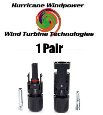 1 Set 6MM Economical PV Solar Cable Connectors Compatible with MC4 10-14 AWG
