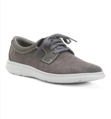 Rockport Mens Beckwith Casual Fashion Sneakers Dark Gray