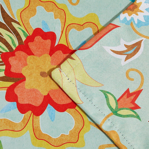 Modern Floral Blackout Curtains 84-Inch Length 2 Panels, Cute Colorful Flower... - Picture 6 of 8