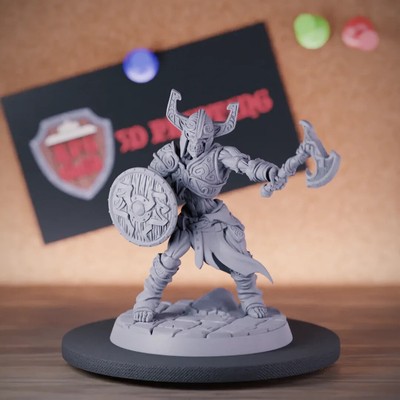 Skeleton Crypt Guard Miniature Dungeons and Dragons Mini DnD 5e TTRPG Pathfinder