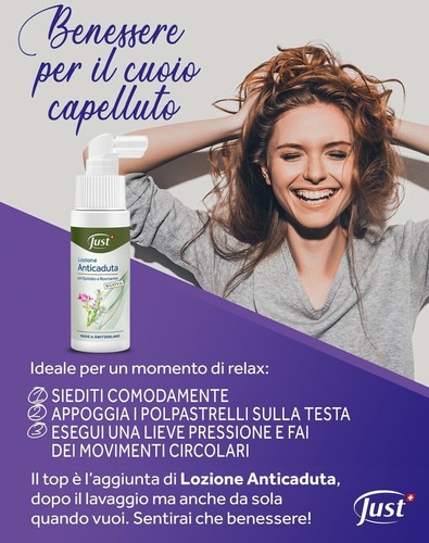 JUST linea capelli shampoo lozione anticaduta balsamo - Foto 10 di 10