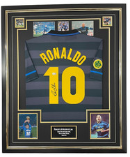 Maglia CORNICIATA Ronaldo da Lima dell'INTER firmata maglia autografata BECKETT