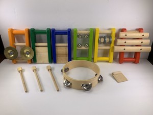wooden children's instruments