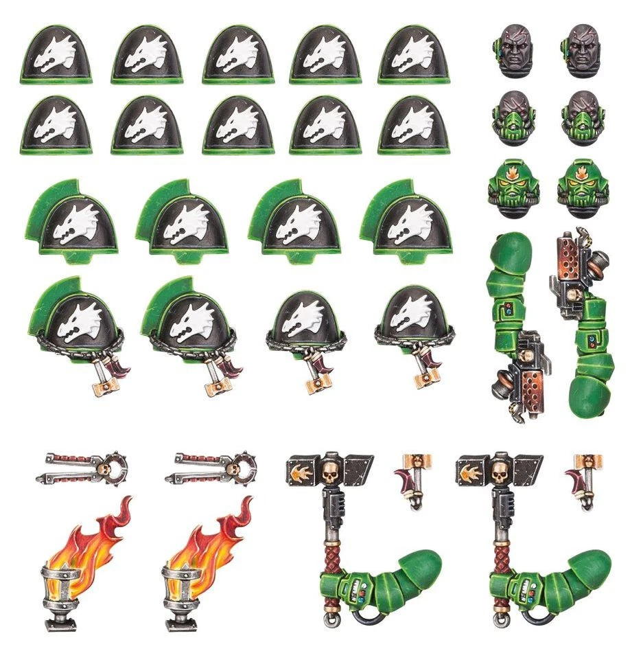 GAMES WORKSHOP [BITS] Salamanders Primaris Upgrades - Bits / Parts - Warhammer 40K