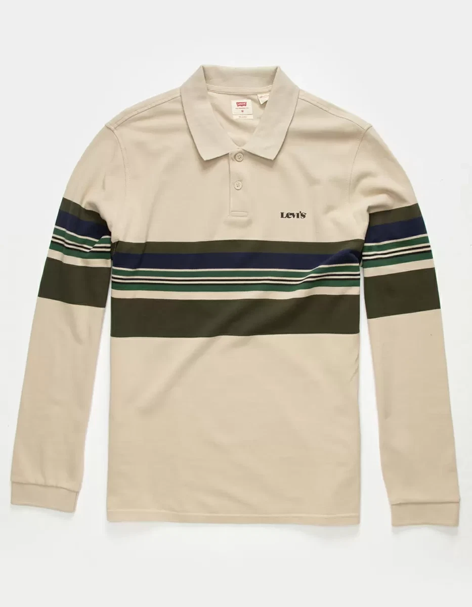 Levi's long sales sleeve polo shirt