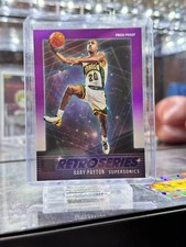 2021-22 Panini Donruss - Retro Series Gary Payton #29 Purple Press Proof