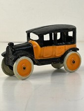 1920's Hubley, Dent Cast Iron Taxi, Repainted 2