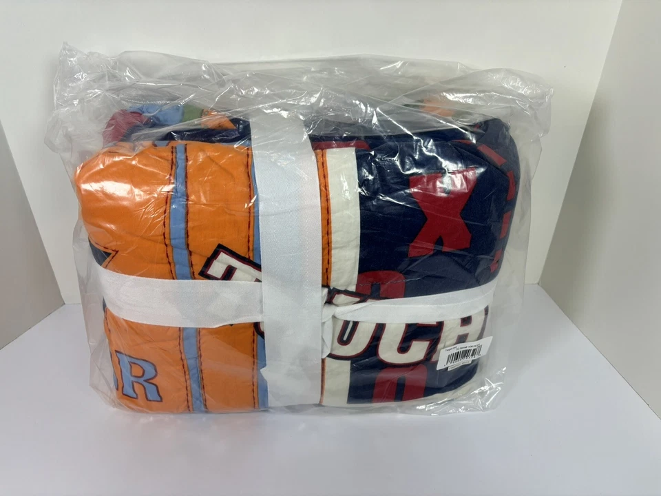 Circo Score! Juego de edredón estándar falso TWIN deportes baloncesto fútbol fútbol Foto 3 de 4