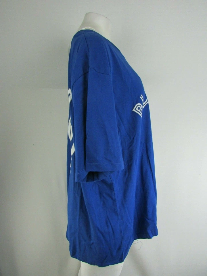 Camiseta grande y alta Toronto Blue Jays MLB #19 Jose Bautista para hombre Foto 3 de 4