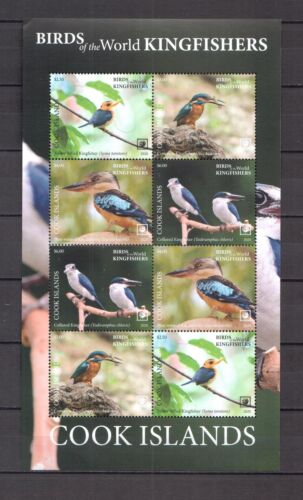 Cook 2020 birds kingfishers fauna klb MNH - Picture 1 of 1