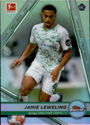 2021-22 Topps Finest Bundesliga Jamie Leweling #FT-JL Finest Touch