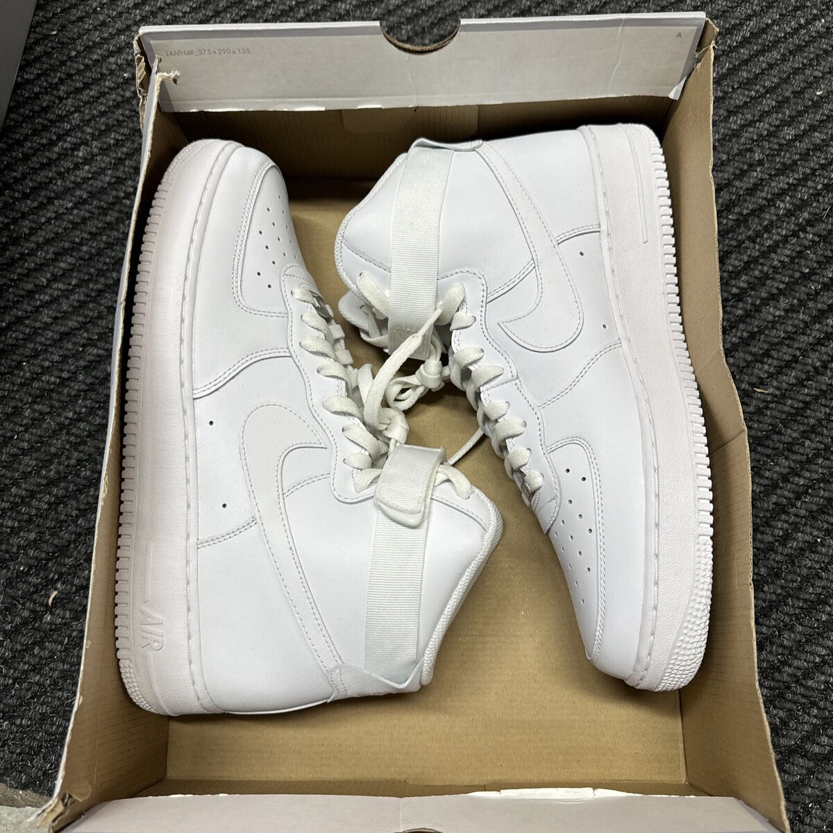 Nike Men's Sz 13 Air Force 1 High '07 Triple White AF1 Nike Men's Sz 13 Air Force 1 High '07 Triple White AF1