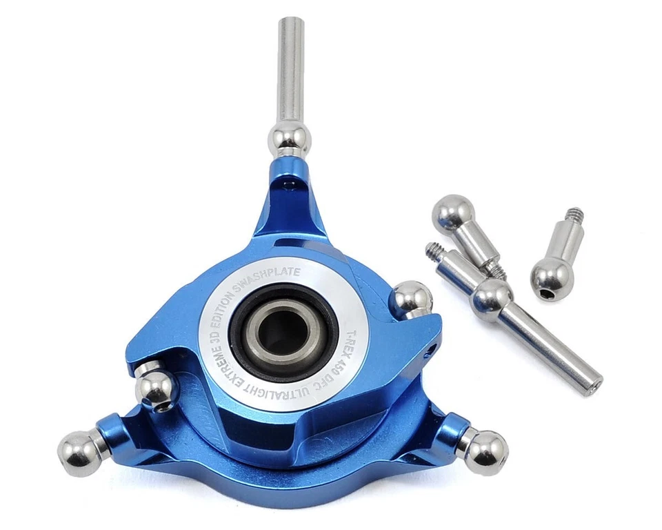 Align/T-Rex Helicopters(Blue) 450L PRO DFC CCPM Metal Swashplate - Image 2 of 2