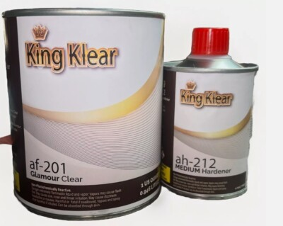 #ad KING HIGH GLOSS amp; SOLIDS PROFESSIONAL CLEARCOAT QUART WITH FAST ACTIVATOR 4:1 $37.99