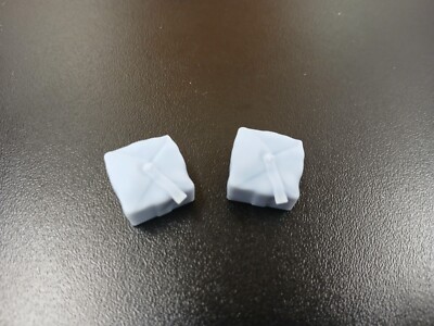 1/24 1/25 3D Resin Drag Parachute Pair - Custom - Model