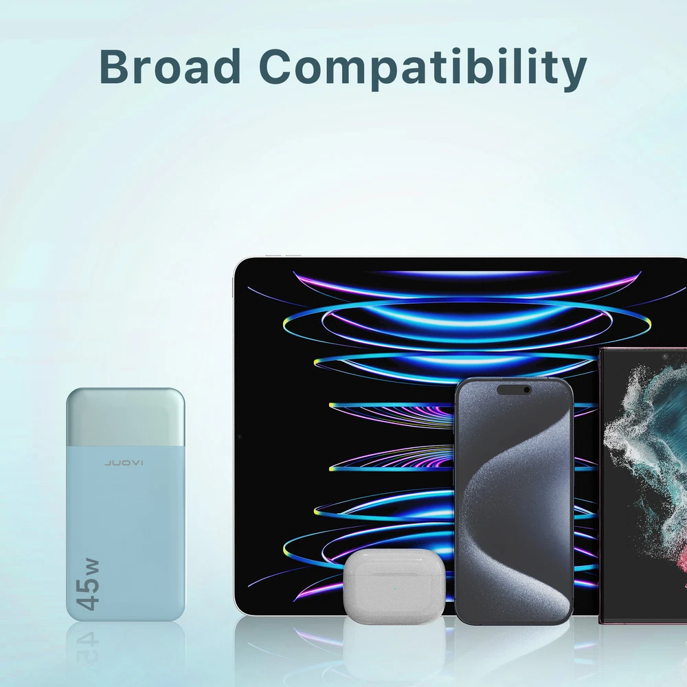 Power Bank 20000mah 45W PD Charging Portable External Battery For iPhone Charger