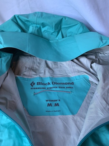 Black Diamond Stormline Stretch Rain Shell - Womens Size M- BD Dry - Picture 7 of 15