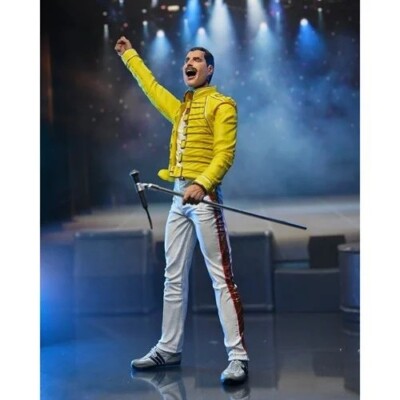 NECA Queen Freddie Mercury The Magic Tour '86 7-Inch Scale Actionfigur NEU