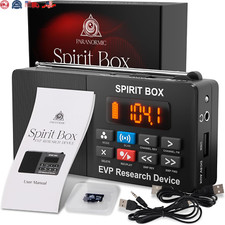 Spirit Box Ghost Hunting Kit with 32GB SD Flashlight Handheld EVP Recorder New