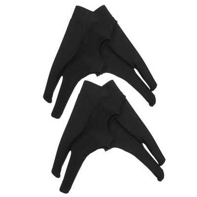 4 Pcs Two Finger Gloves Friction Reduction Drawing Graphic Tablet