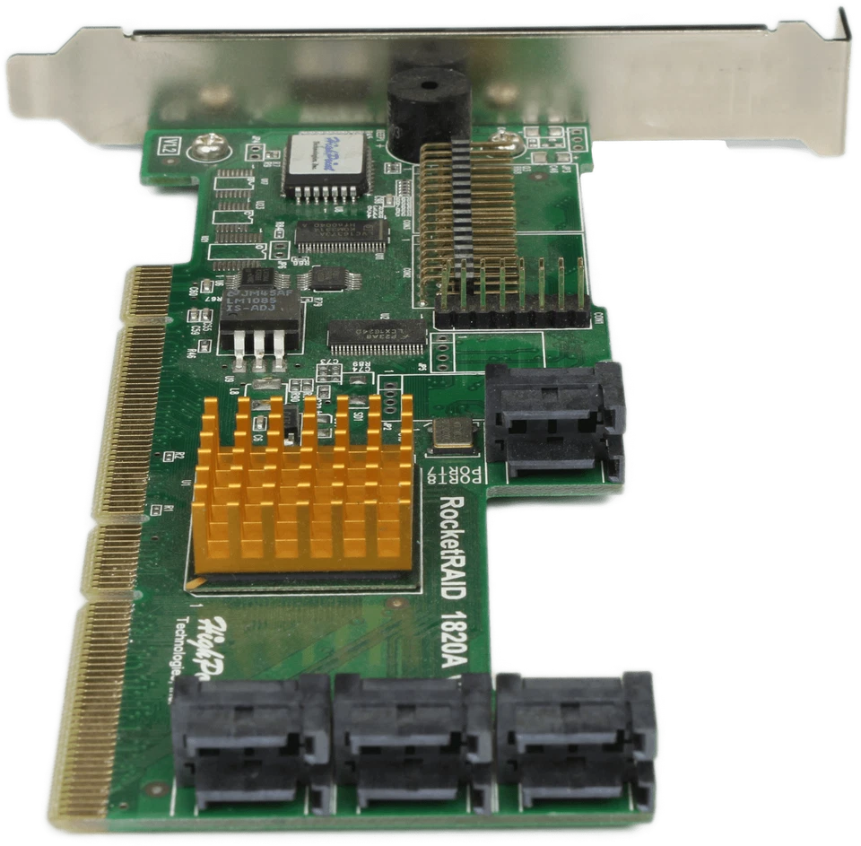 Highpoint - RocketRAID 1820A V1.2 8-Port SATA RAID Controller PCI-X 64 Bit FP - Bild 3 von 4