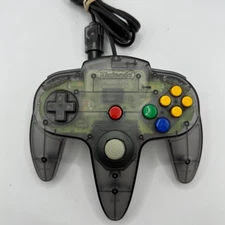 Funtastic Smoke Gray OEM Nintendo 64 N64 Controller w/ Memory Pak Tested