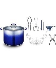 New w Box CONCORD 20 QT Stainless Steel Canning Pot Set (Induction Compatible)