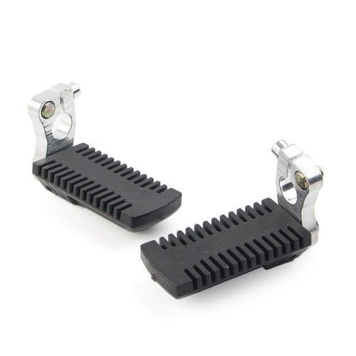 Foot Pegs Rest Pedals w/ Clamps for 43cc 47cc 49cc Pocket Dirt Bike Mini Scooter - Picture 5 of 10