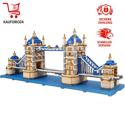 Bausteine Kit London Tower Bridge DIY Mini Building Blocks 3800 Teile Spielzeug
