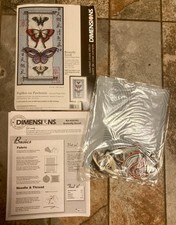 Dimensions Counted Cross Stitch Kit Butterfly Scroll 35193 Fringe Studio 8 x 14"